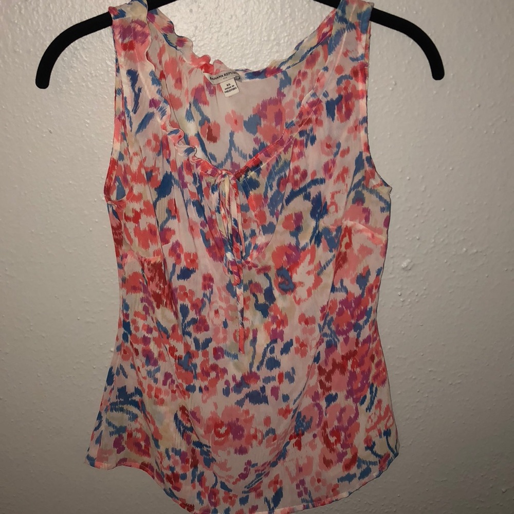 Floral tank from Banana Republic